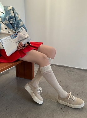 SGIRL TWTW女鞋2026春季新款百搭平底圆头系带休闲鞋G522-6C米杏