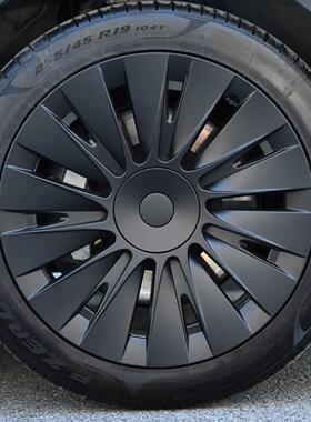 适用于特斯拉modely轮毂盖旋风19寸车轮圈保护罩改装丫直角P包边