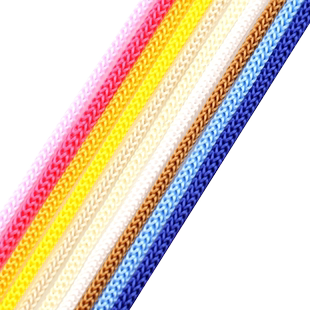 彩色编织绳网绳捆绑绳手工diy绳子绳艺编织材料束口绳袋帽子抽绳