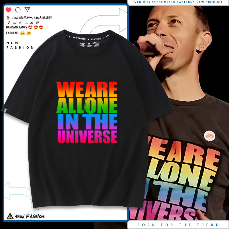 酷玩乐队Coldplay周边t恤夏男女同款2024演唱会巡演短袖衣服dt