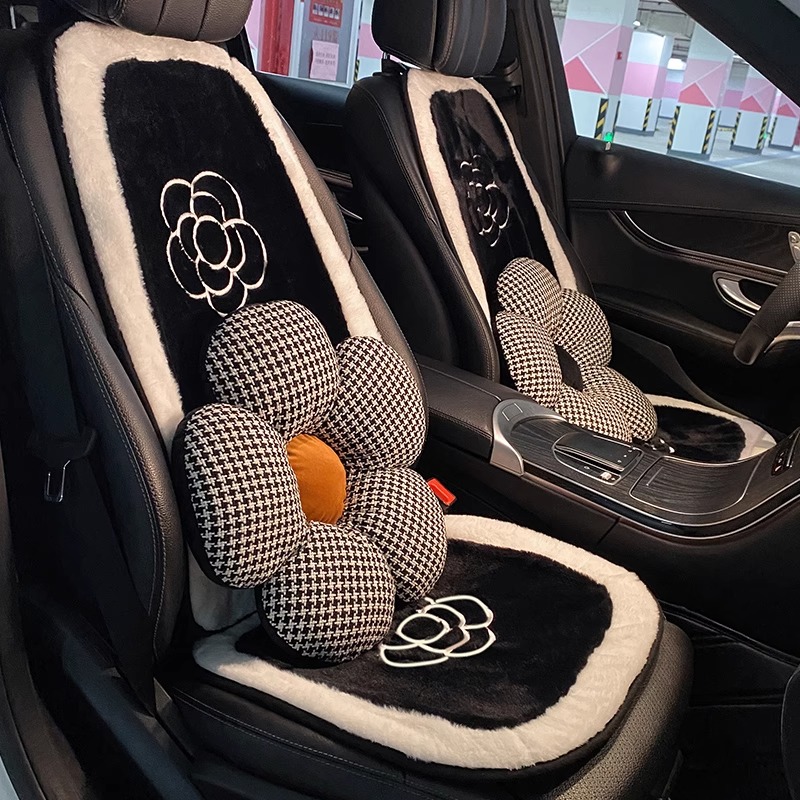汽车坐垫冬季长毛绒座垫