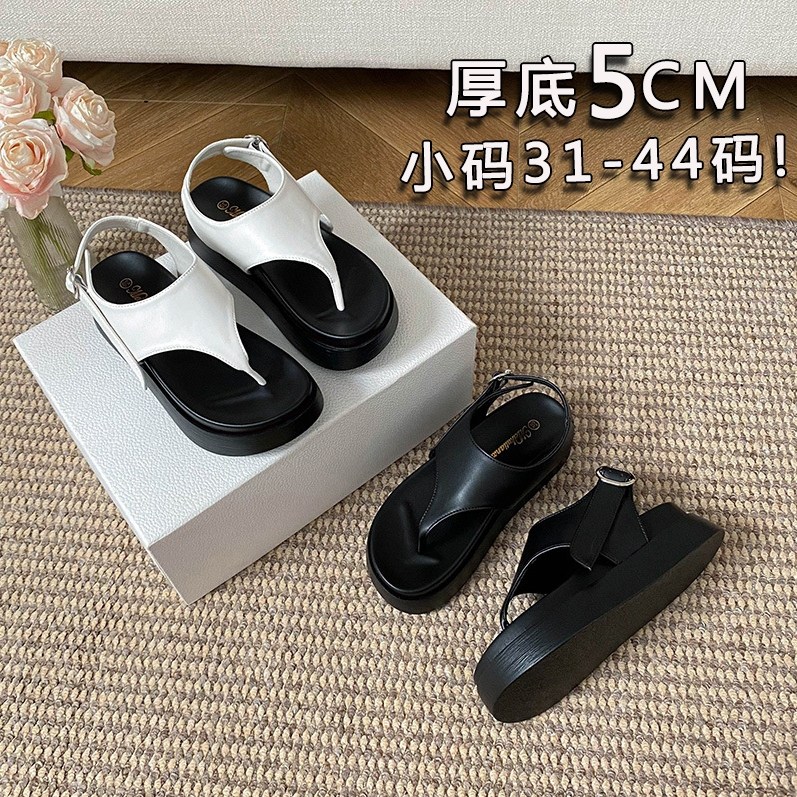 小码女鞋313233夹趾凉鞋小个子厚底增高时尚百搭沙滩凉鞋软底鞋女,女鞋,休闲凉鞋,淘宝优惠券,粉丝福利购,淘宝优惠卷