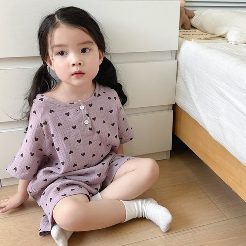 首尔假日~亲子纱布纯棉A类家居服