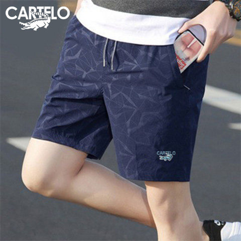 夏季男士速干裤跑步运动休闲短裤外穿四分裤夏天潮流定制logo
