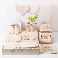 Bộ quà tặng cho bé sơ sinh mùa hè Bộ quần áo cotton cho bé 0-3 tháng 6 Bộ đồ cotton cho bé sơ sinh. - Bộ quà tặng em bé đồ trẻ sơ sinh