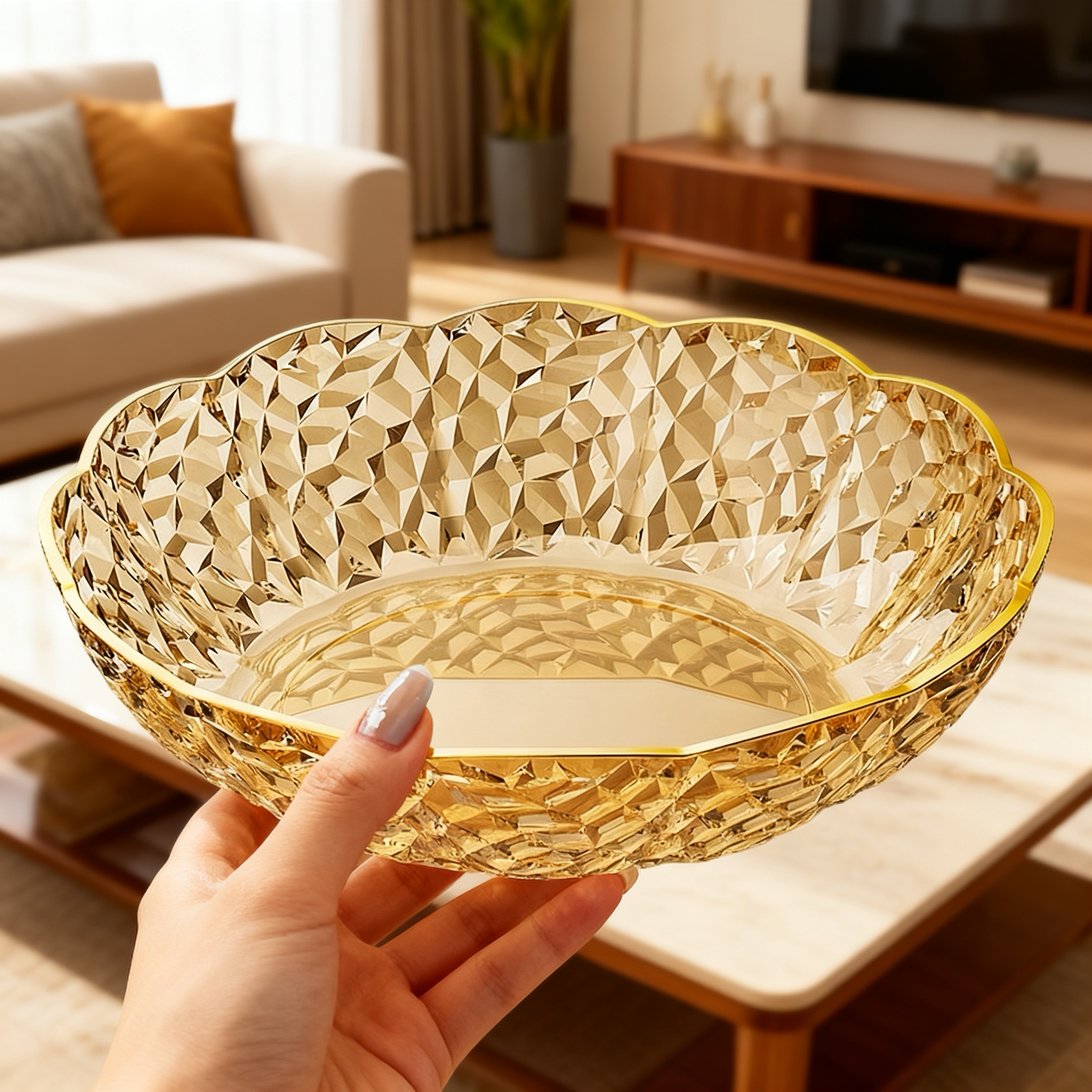 水果盘客厅茶几家用零食干果盘