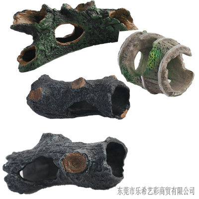 仿真空心树根鱼虾躲避屋