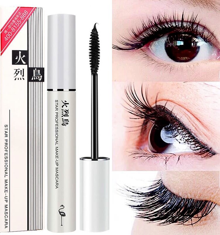 火烈鸟睫毛膏防水防汗拉长持久不晕染卷翘纤长浓密学生初学者正品