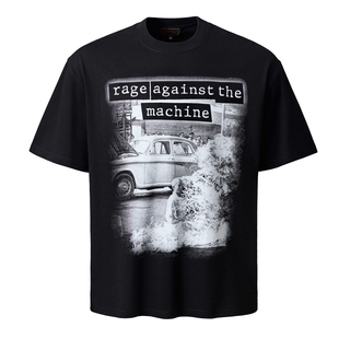 The Machine Against 热石HotStone重磅摇滚T恤愤怒机器乐队Rage