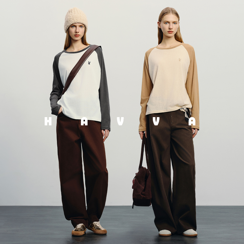 HAVVA长袖欧美风小众高级洋气
