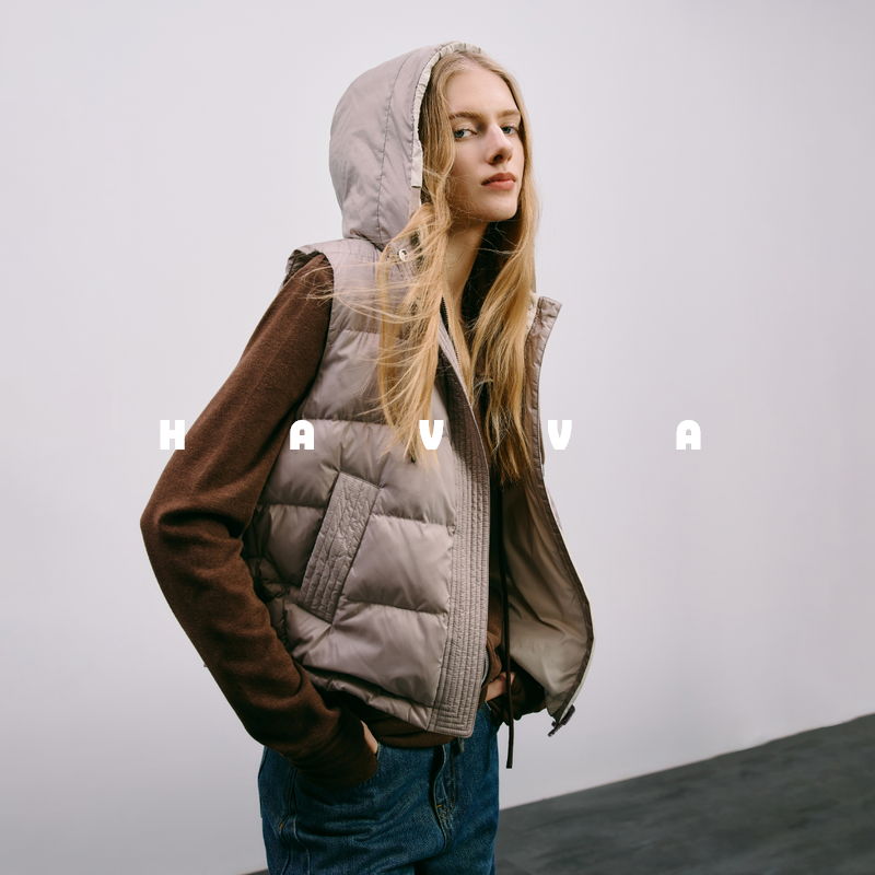 HAVVA时尚女士羽绒马夹