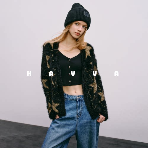 秋冬新款女装针织开衫