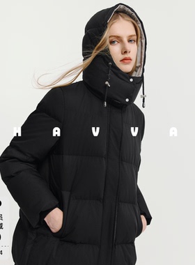 HAVVA高蓬松度宽松羽绒服舒适保暖面包服女士外套2025冬季Y3-2612