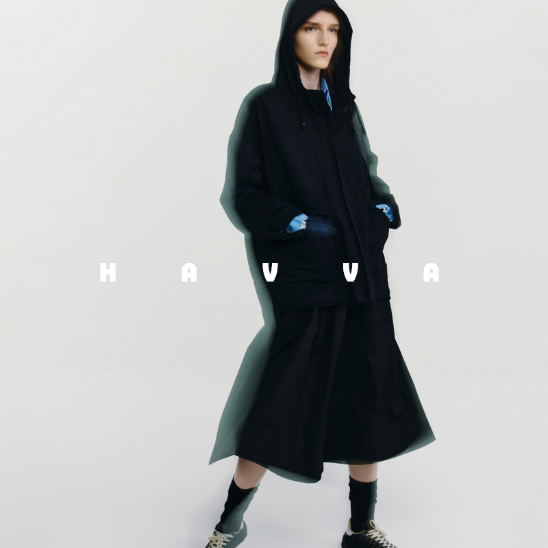 HAVVA中长款A字伞裙宽松遮肉包容身材女士半身裙2026夏季S3-5885,女装/女士精品,半身裙,淘宝优惠券,粉丝福利购,淘宝优惠卷