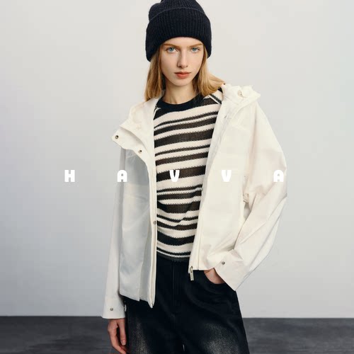 HAVVA时尚女士休闲短外套