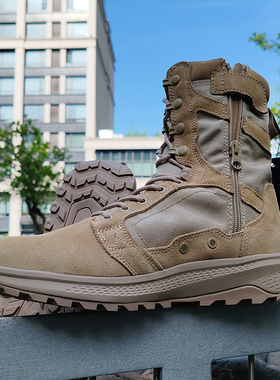 爱默生蝰蛇战术靴拉链速脱夏薄款透气作训SFB轻量沙漠靴高帮军迷