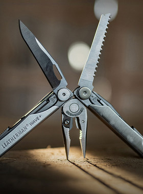 Leatherman美国莱泽曼Wave Plus波浪多功能户外工具钳EDC野外装备