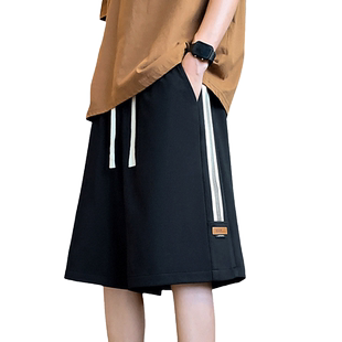 短裤男夏季潮牌外穿篮球健身跑步运动直筒宽松大码休闲五分裤子5