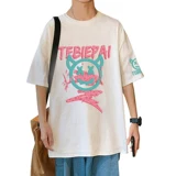 Tide, летняя хлопковая ретро футболка с коротким рукавом, оверсайз, в американском стиле