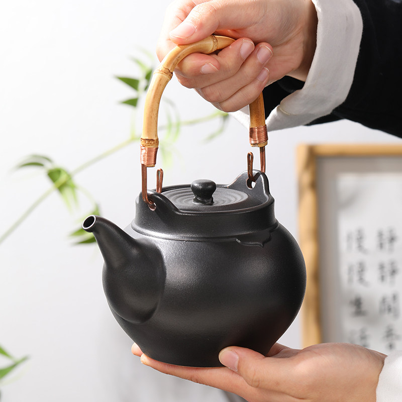 泥火匠陶瓷烧水壶家用电陶炉明火围炉煮茶内置滤网烧水泡茶陶壶,厨房/烹饪用具,烧水壶,淘宝优惠券,粉丝福利购,淘宝优惠卷