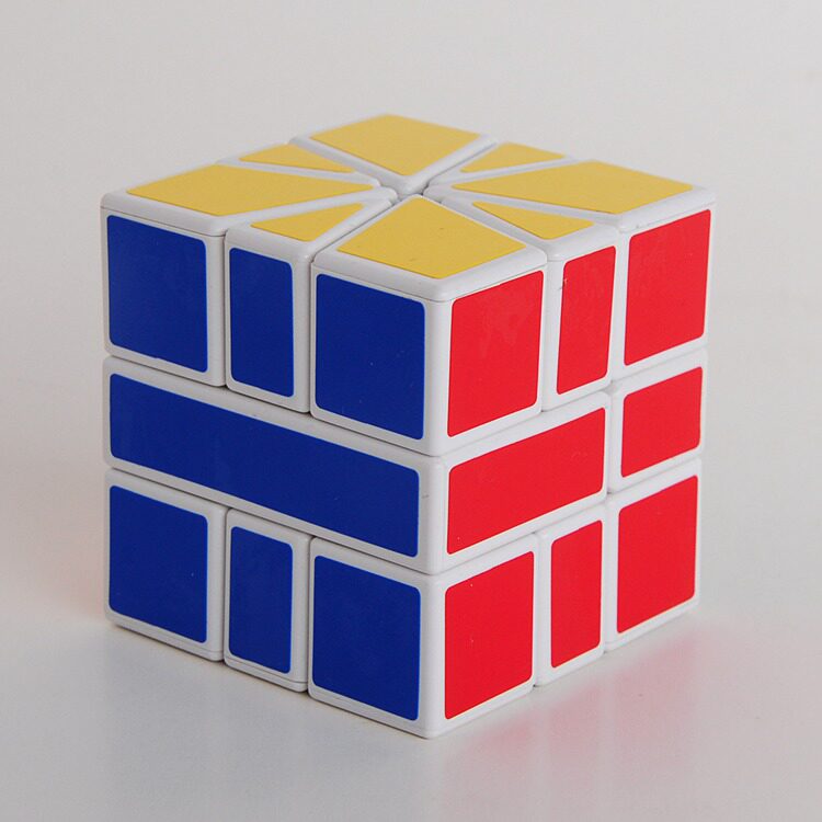 圣手三阶sq1魔方 square one扇形魔方 圣手sq2c彩色磁力魔方