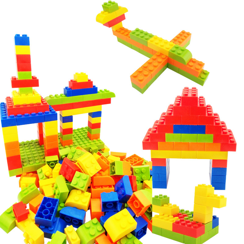 大号宝高拼插方块积木早教益智拼装大颗粒幼儿园桌面儿童男孩玩具