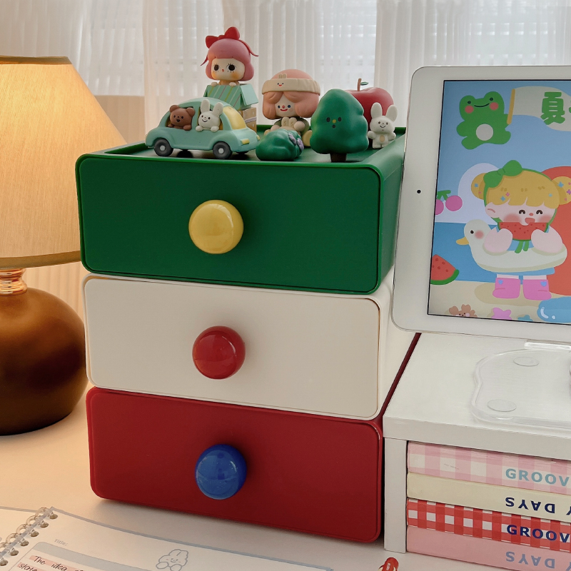 多巴胺收纳盒桌面抽屉玄关置物架