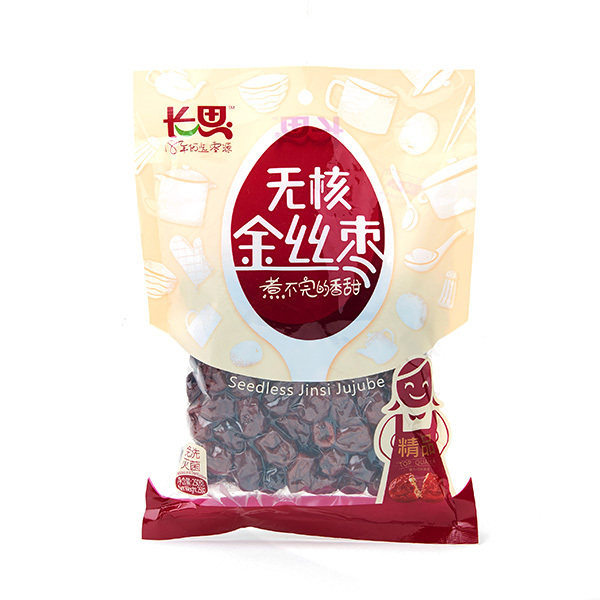 长思特选无核金丝枣454g去核红枣子熬粥煲汤用山东特产零食小吃