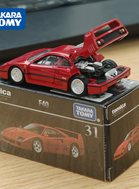 进口TOMY多美卡黑盒合金车模TP31日版F40法拉利50兰博基尼SVJDINO