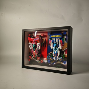 田宫四驱兄弟四驱车漫画旋风冲锋背景相框10寸成品含车展示盒DIY