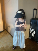 小背心时尚 YUSONG 外穿 女儿童装 洋气时髦炸街吊带衫 2024夏装 新款