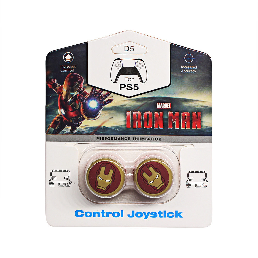 새로운 게임 콘솔 제품 PS4|PS5 게임 컨트롤러 액세서리 실리콘 캡 핸들 로커 엄지 캡 테마 커버 높이기