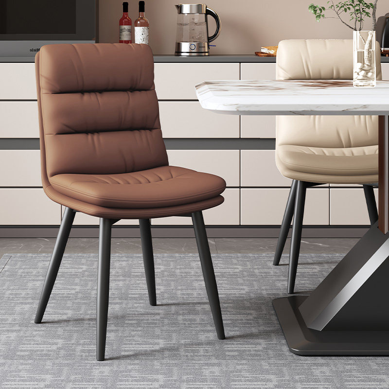 餐椅餐桌椅家用2025新款轻奢高级感客厅吃饭凳子加厚软包靠背椅子