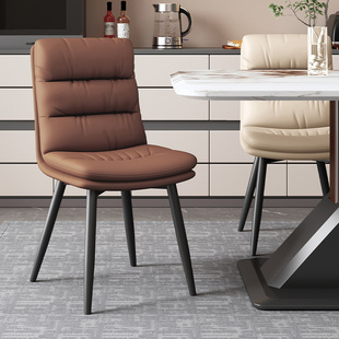 餐椅餐桌椅家用2025新款轻奢高级感客厅吃饭凳子加厚软包靠背椅子