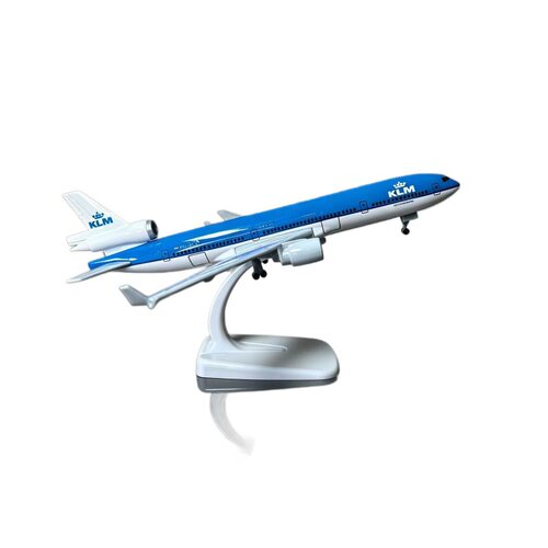 麦道MD11飞机模型美国航空荷兰泰国客机仿真合金航模带轮礼品摆件