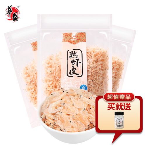 华盛虾皮100g/袋淡干不咸