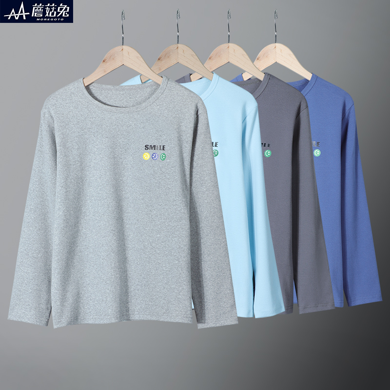 蘑菇兔胖男童秋衣单件宽松加肥