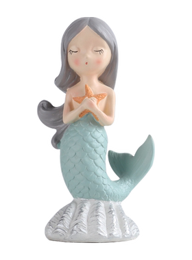 泡泡女孩摆件现代轻奢可爱