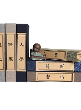 仿古风古书软装饰假书仿真书