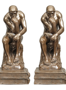 书挡书靠经典装饰品思考者书立