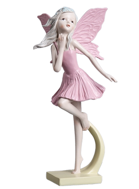 简约现代风梦幻翅膀房间桌面摆件