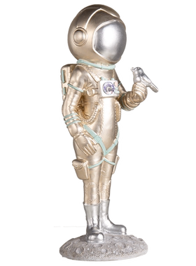 少女心创意儿童房桌面宇航员摆件