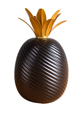 陶瓷菠萝创意桌面摆件简约轻奢风