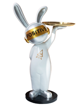 兔子客厅摆件落地装饰品乔迁礼物