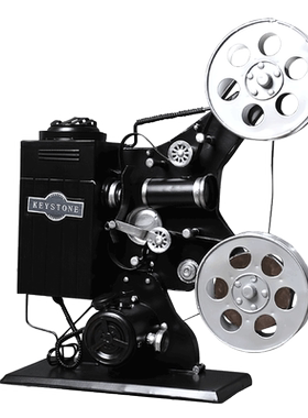 欧璟美放映机橱窗陈列咖啡馆摆件