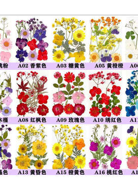 树叶干花包水晶滴胶材料