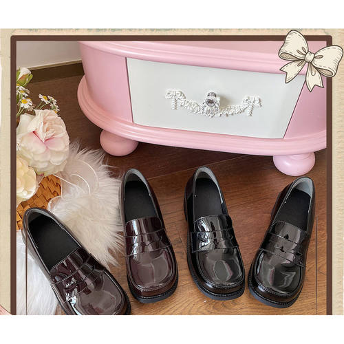 饼干铺原创JK制服鞋学生小皮鞋