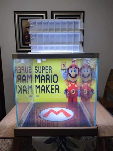 昕梦外置鱼缸过滤静音净水滴流盒