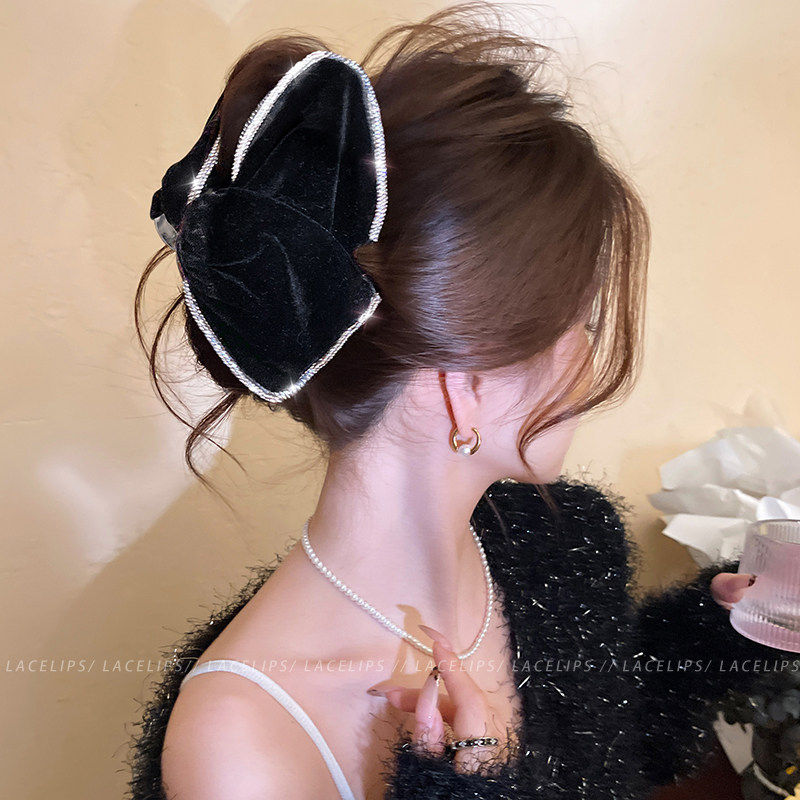 法式闪钻丝绒三角抓夹女高级感气质鲨鱼夹2026新款后脑勺发夹发饰,饰品/流行首饰/时尚饰品新,发饰,淘宝优惠券,粉丝福利购,淘宝优惠卷