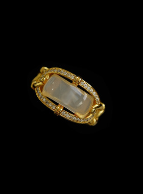 Vintage古着古董金色戒指